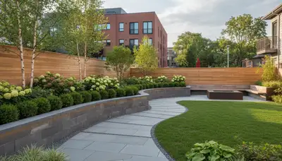 Boston, MA landscaping team providing professional lawn care and landscape maintenance services