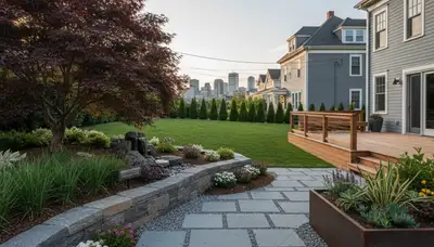 Boston MA landscaping service by Boston Landscaping Pros for residential outdoor care