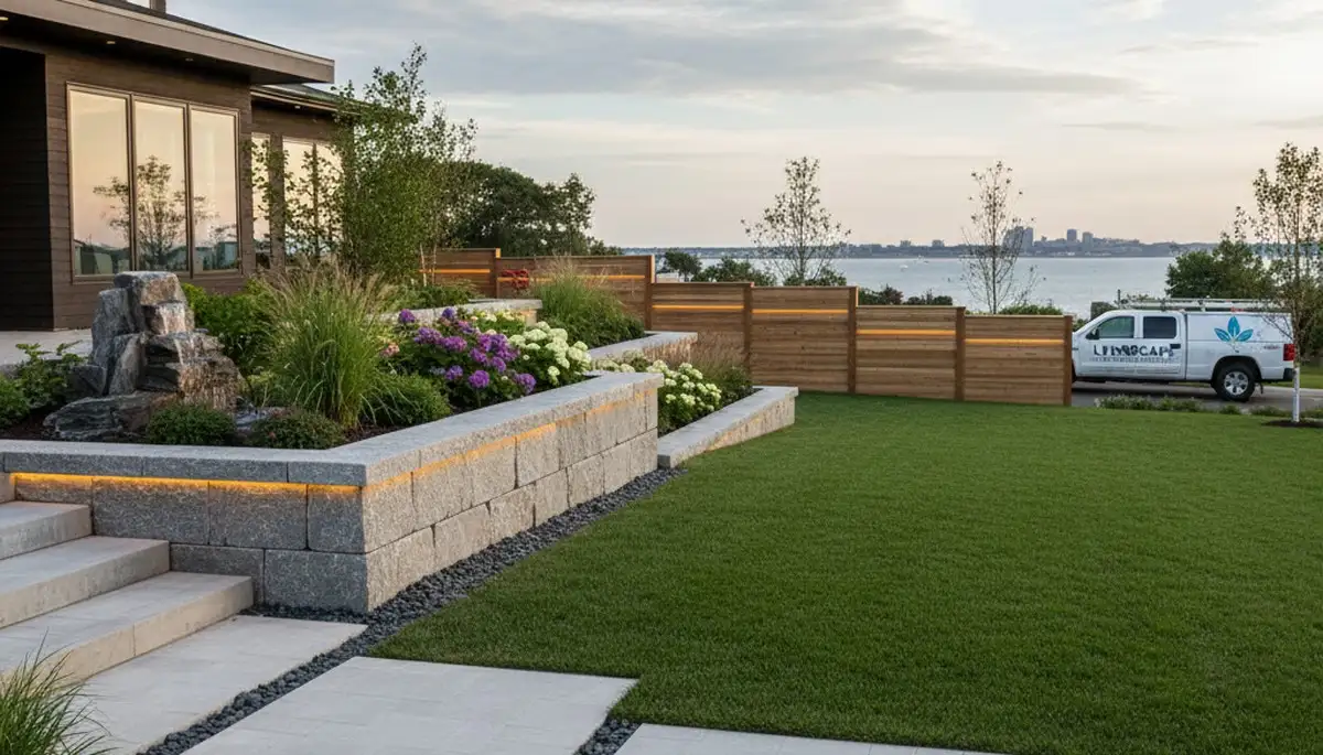 Boston, MA landscaping professionals providing residential lawn care and outdoor maintenance services