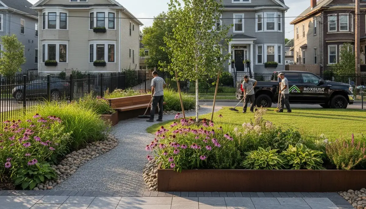 Boston MA landscaping service for residential and commercial outdoor maintenance